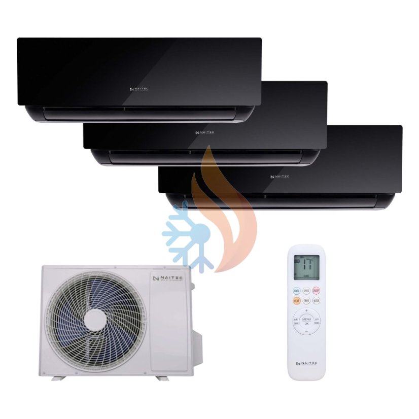 Naitec Multisplit - vonkajšia 8 kW + 3 x Naitec Onyx vnútorná 3,5 kW Naitec Multisplit - vonkajšia 8 kW + 3 x Naitec Onyx vnútorná 3,5 kW