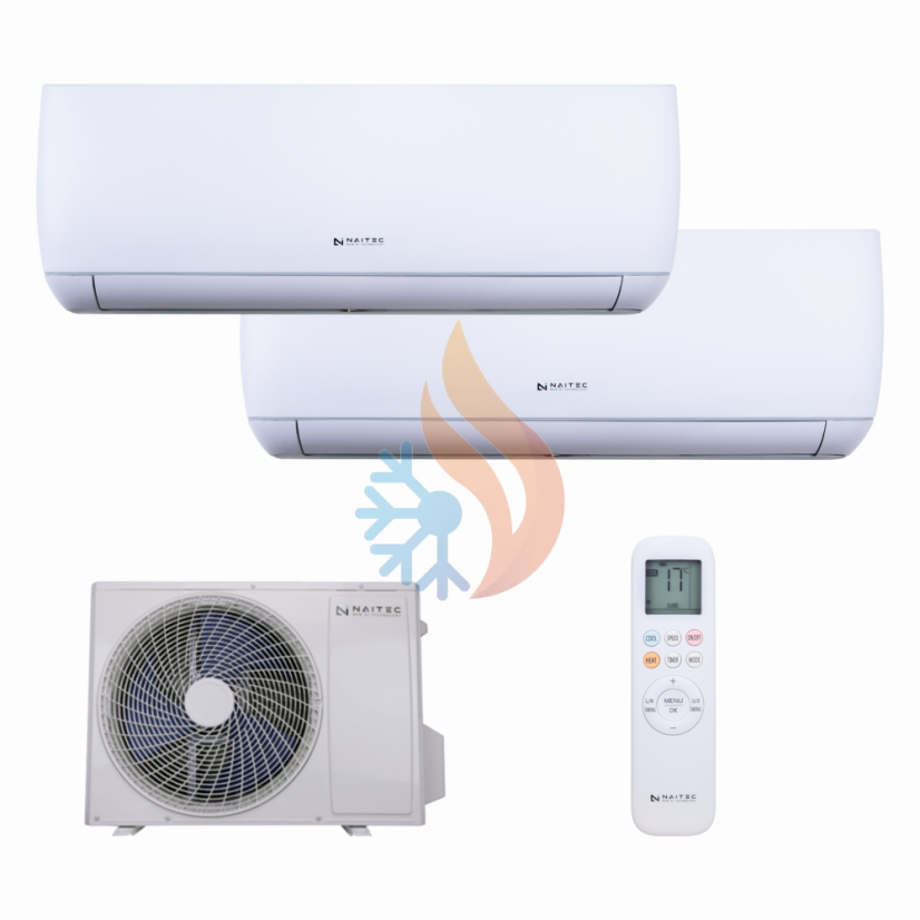 Naitec Multisplit - vonkajšia 5 kW + 2 x Naitec New Smart vnútorná 3,5 kW